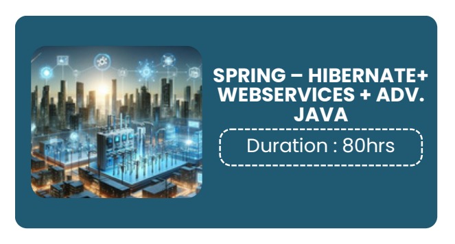 SPRING – HIBERNATE+ WEBSERVICES + Adv. JAVA